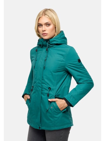 Navahoo Winterjacke Nibellaa 14 in Ocean Green