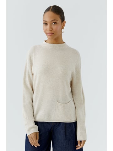 Oui Pullover in light beige mel