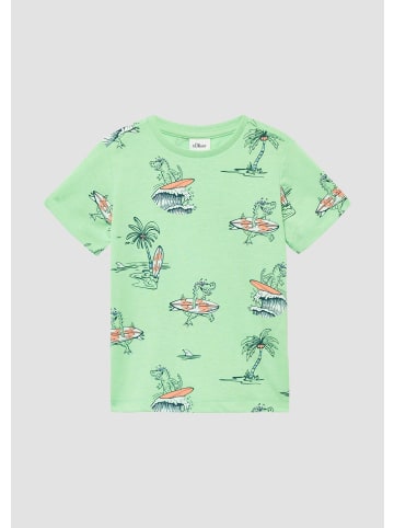 s.Oliver T-Shirt in 00A1_hellgrün