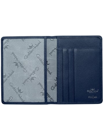 Golden Head Madrid Ausweisetui RFID Leder 9 cm in blau