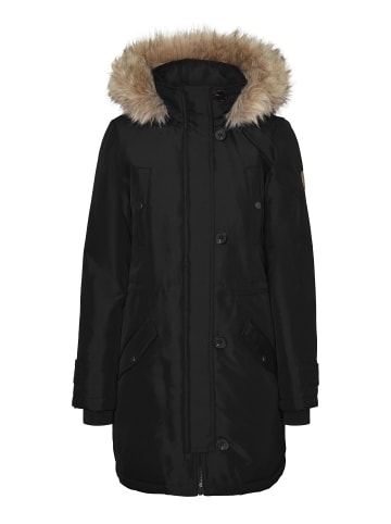 Vero Moda Langer Parka in Black