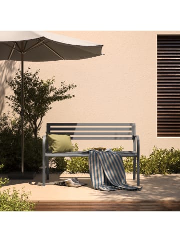 home24 Gartenbank Sophy in Anthrazit