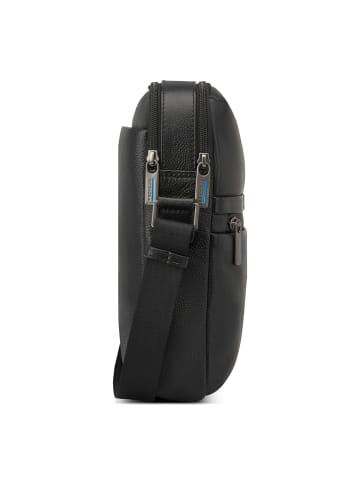 Roncato Trial Umhängetasche Leder 20 cm in black