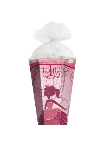 ROTH Schultüte groß Ballerina 85 cm, Glitter in Rosa