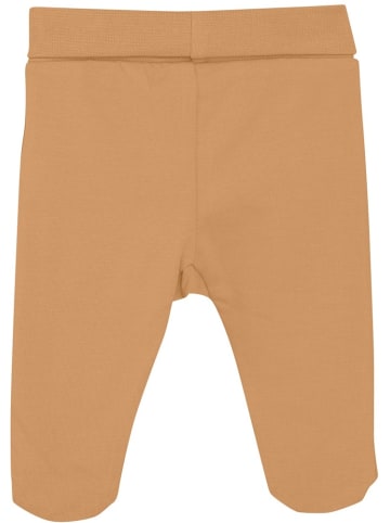 Fixoni Kinder Leggings "Leggings with Feet Solid" in Braun