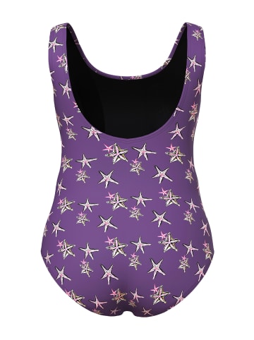 Ulla Popken Badeanzug in violett