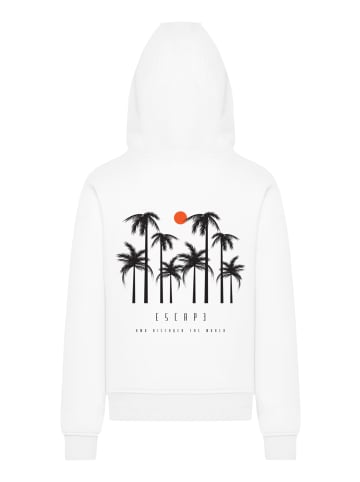F4NT4STIC Hoodie Escape Discover the World Palm Trees in weiß