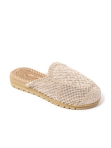 Brasileras Pantoletten "Suna" in Beige