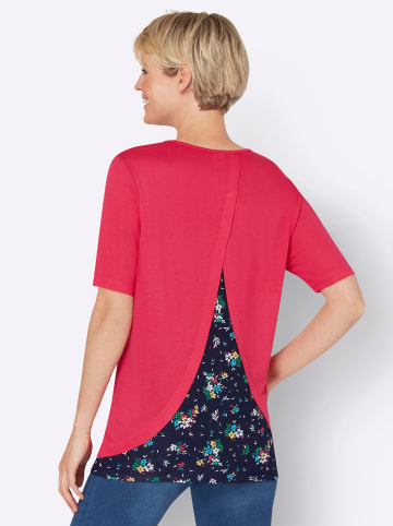 Sieh an! 2-in-1-Shirt in pink