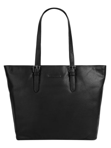 Bugatti Shopper BELLA echt Leder in schwarz