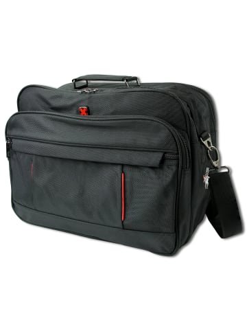 Travel n meet Travel N Meet Schultertasche Spinnstoff, Polyester schwarz ca. 40cm