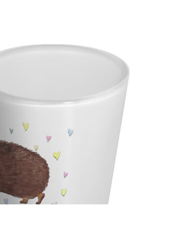 Mr. & Mrs. Panda Schnapsglas Igel Herzen ohne Spruch in Transparent