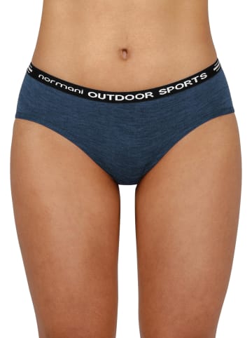 Normani Outdoor Sports 2er Pack Damen Merino Slip „Albury“ in Navy