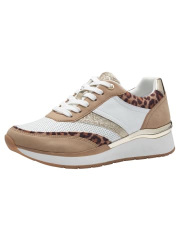 Marco Tozzi Sneaker in WHITE/DUNE