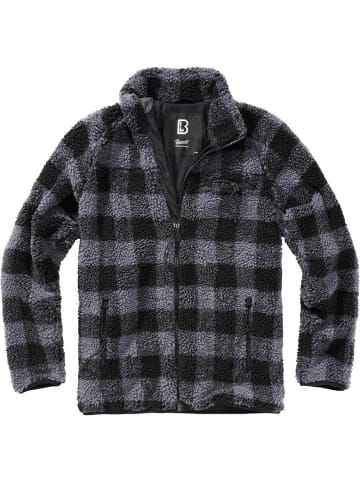 Brandit Fleecejacke/Fleecepullover "Teddyfleece Jacket" in Schwarz