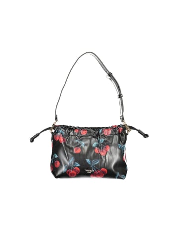 Twinset Schwarz Polyurethan Damen Schulter Tasche