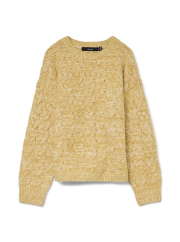 Vero Moda Strickpullover in Harvest Gold