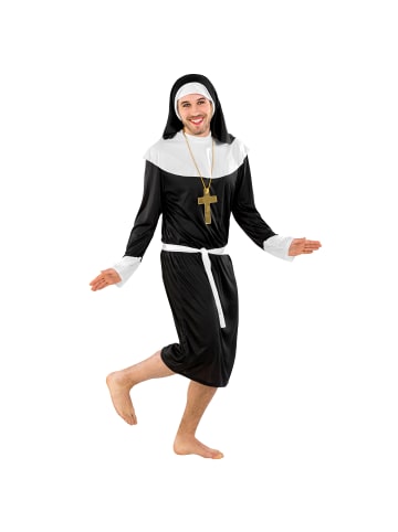 tectake Weit geschnittene Robe, schwarz