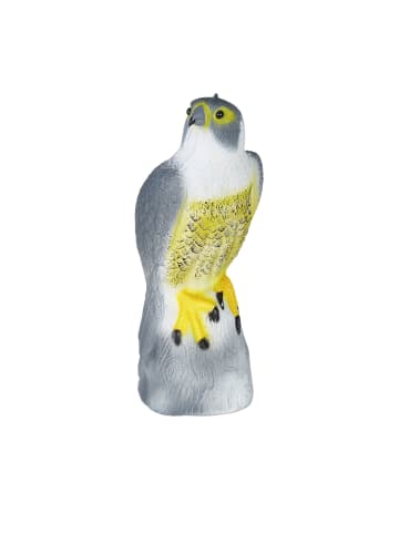 relaxdays 2x Vogelschreck "Falke" in Grau