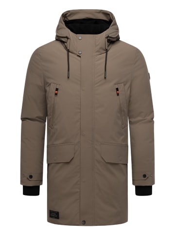 STONE HARBOUR Wintermantel Kitraan XX in Stone Brown