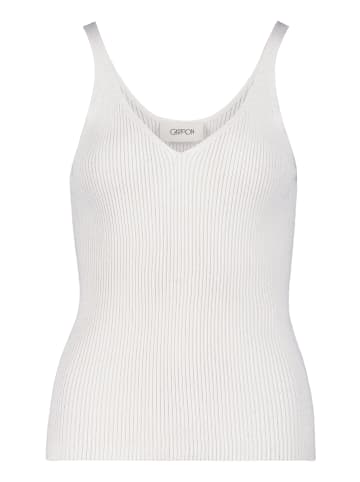 CARTOON Strick-Top mit schmalen Trägern in beige