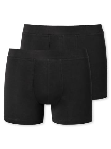 Schiesser Boxershort 2er Pack in Schwarz