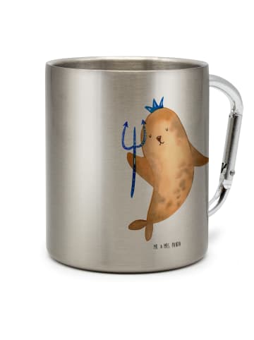 Mr. & Mrs. Panda Tasse Sternzeichen Wassermann ohne Spruch in Silber