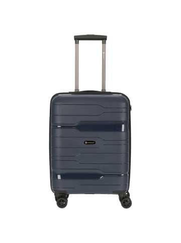 Check.In Memphis - 4-Rollen-Kabinentrolley 55 cm in blau