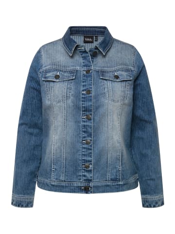 Ulla Popken Jeansjacke in blue denim