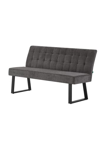 DUBI Möbel Sitzbank in Anthrazit - (B)160 x (H)89 x  (T)65 cm
