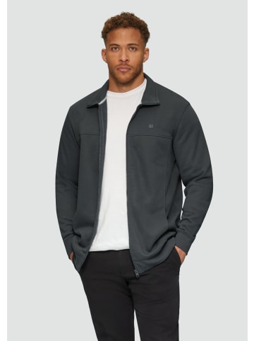 s.Oliver Sweatshirt Jacke in 9581_schiefergrau