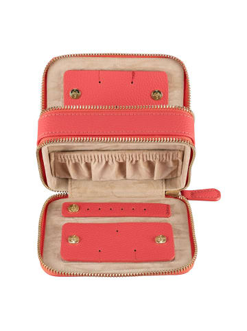 Windrose Aurora Schmuckkasten 13 cm in koralle