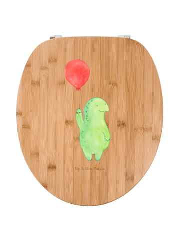 Mr. & Mrs. Panda Toilettensitz Schildkröte Luftballon ohne Spruch in Braun
