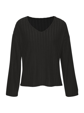Vivance by Lascana Langarmshirt in schwarz