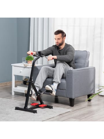 HOMCOM Pedaltrainer,56L x 44-56B x 75-97H cm,Schwarz