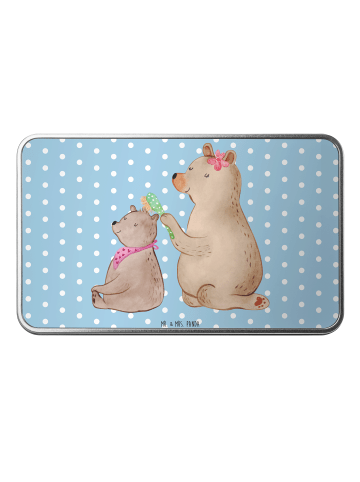 Mr. & Mrs. Panda Aufbewahrungsbox Bär Kind ohne Spruch in Blau Pastell