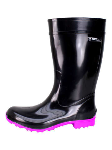 Bockstiegel Regenstiefel Luisa in schwarz pink