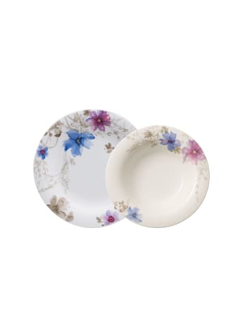 Villeroy & Boch 12er Set Tafelservice Mariefleur Gris Basic bunt in bunt