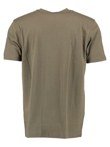 OS-Trachten T-Shirt Najio in khaki/schlamm