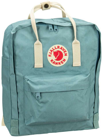 FJÄLLRÄVEN Rucksack Kanken in Sky Blue/Light Oak
