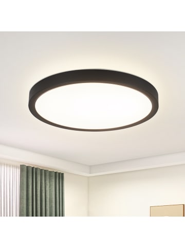 ZMH Deckenleuchte LED Ø18cm rund in weiß 4000K neutralweiß flach Flurlampe 15 W