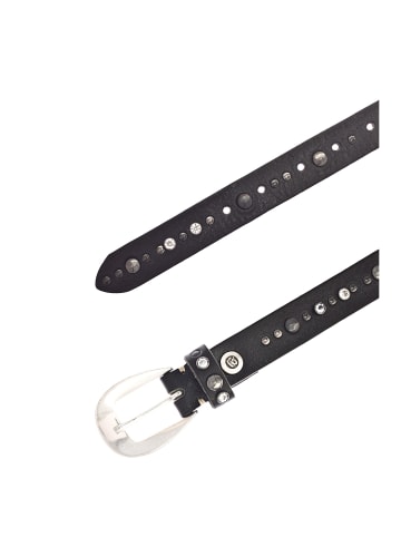 b.belt Vollledergürtel Rym in schwarz