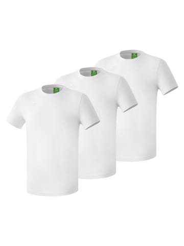 erima Herren 3er Pack T-Shirt in weiss