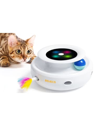 Rojeco 2-in-1 Interaktives Katzenspielzeug