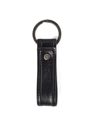 Camel Active Wood Schlüsselanhänger Leder 2.5 cm in black