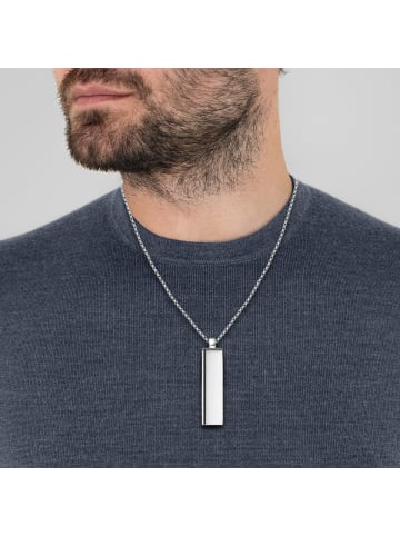 Männerglanz Kette aus Sterling Silber in silber