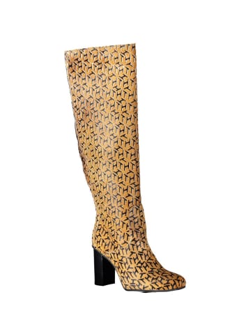 Tommy Hilfiger Beige Leder Damen Stiefel
