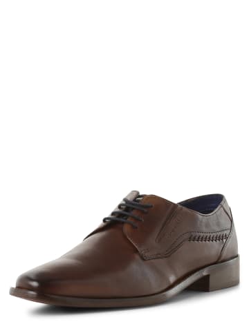 Bugatti Schnürschuhe in cognac - 0001