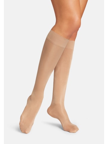 Wolford Kompressionsstrümpfe PURE ENERGY 30 LEG VITALIZER in Cosmetic