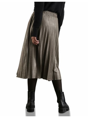 Street One Faltenrock für Damen in gold